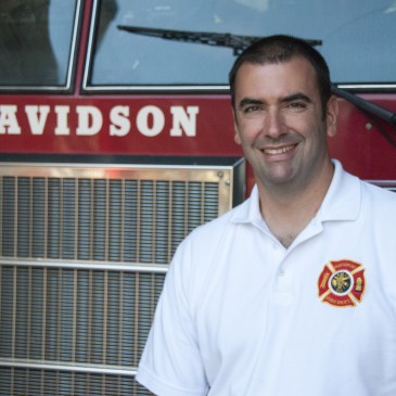 Fire chief Bo Fitzgerald. Look for a story this weekend in the Observer's Lake Norman section.