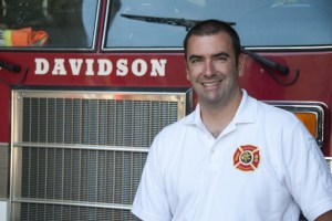 Fire chief Bo Fitzgerald. Look for a story this weekend in the Observer's Lake Norman section. 