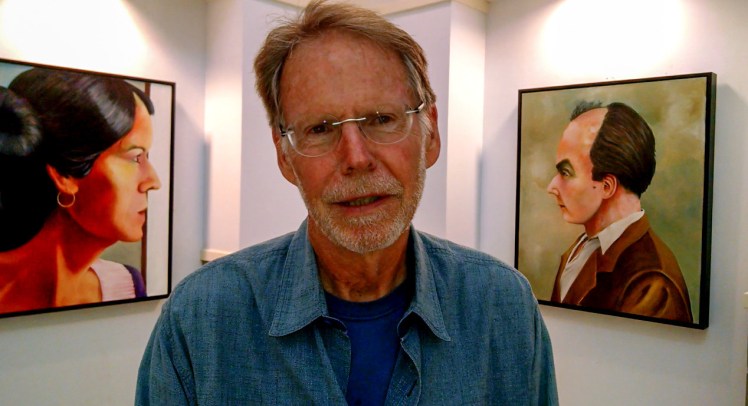 An exhibit of new oil paintings by Ed Harris, titled “Living & Dying,” is at Davidson Town Hall through Oct. 18, 2015. (©2015 David Boraks)