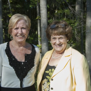 Barbara Broadway, left, is a member of the Mt. Zion committee overseeing the Senior Campus project. The Rev. Mary John Dye, right, is the church’s senior pastor. (©2015 David Boraks)