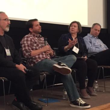 Kelly Gilfillan ‏@Kelly_Gilfillan 6h6 hours ago Chicago, IL @nberke @davidboraks and @mikefourcher were brave today at #LION15 to talk about closing. That's Jan Schaffer of J-Lab moderating. (Kelly Gilfillan photo)