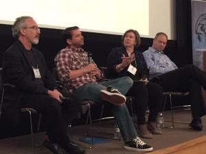Kelly Gilfillan ‏@Kelly_Gilfillan 6h6 hours ago Chicago, IL @nberke @davidboraks and @mikefourcher were brave today at #LION15 to talk about closing. That's Jan Schaffer of J-Lab moderating. (Kelly Gilfillan photo)