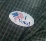 I voted