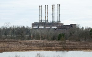 Duke Energy has retired the coal-burning power plant at Riverbend, on Mountain Island Lake. (David Boraks photo)