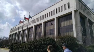 600 S. Tryon St., the Observer's home since 1971. The paper is moving down the street to the NASCAR Plaza building. (David Boraks photo)