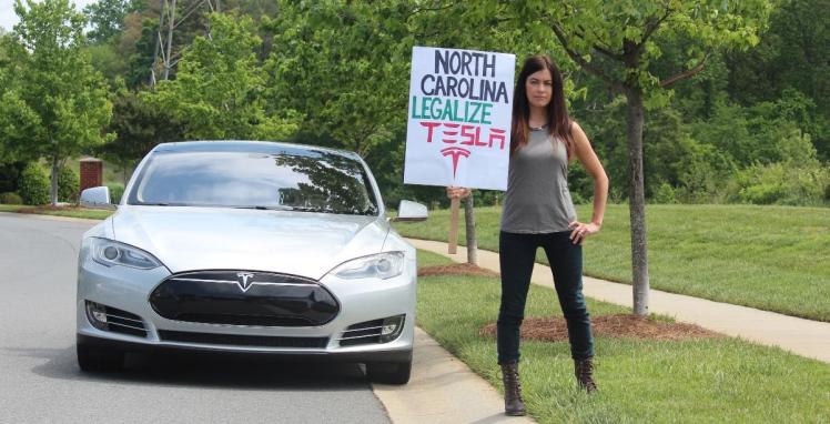 Environmental activist and race car driver Leilani Munter of Cornelius says the DMV should grant Tesla a dealer license in Charlotte. (leilani.green photo)